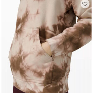 Lululemon All Yours Hoodie Earth Dye Clay Pink Size 4 Soft Neutral Tone